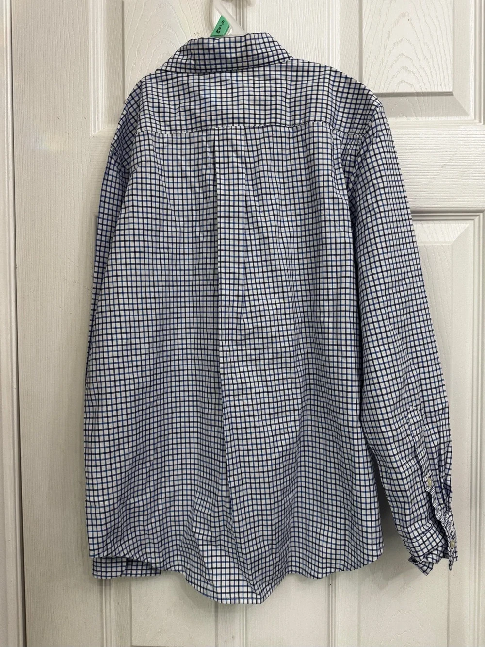 Ralph Lauren Blue & White Checked Button-Down Shirt